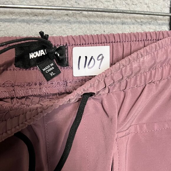 NovaMen Cargo Shorts Mens Sz XL Game On Nylon Casual Shorts NWT PINK - Picture 13 of 13